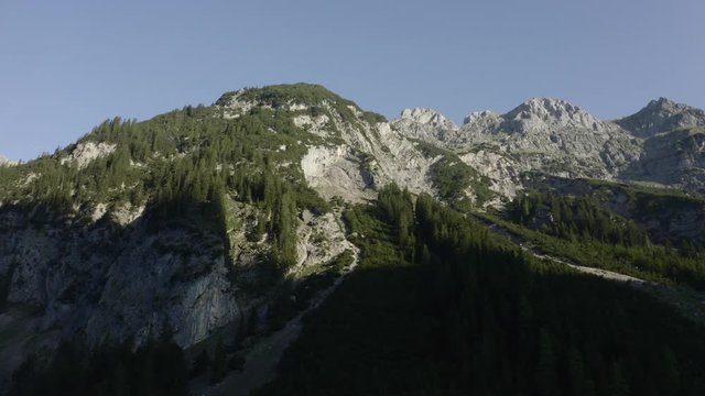 View of the Austrian alps in the Karwendel in the summer