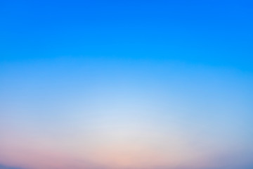 Fototapeta premium blue bright dramatic sunset sky in countryside or beach colorful cloudscape texture air background.