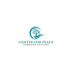 Cross Tree Logo Design idea