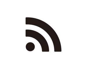 RSS icon symbol vector