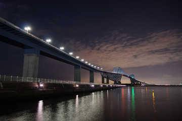 Fototapeta na wymiar Tokyo Bridge and Landscape