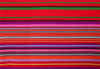 Closeup of colorful cotton cloth. A natural art background. 