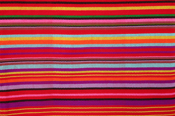 Closeup of colorful cotton cloth. A natural art background. 