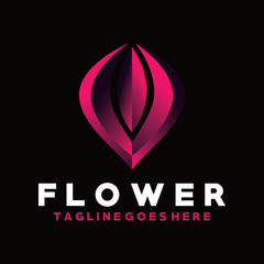 Flower Symbol Logo Design Inspiration For Business And Company.