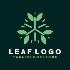 Leaf Logo Design Inspiration For Business And Company.