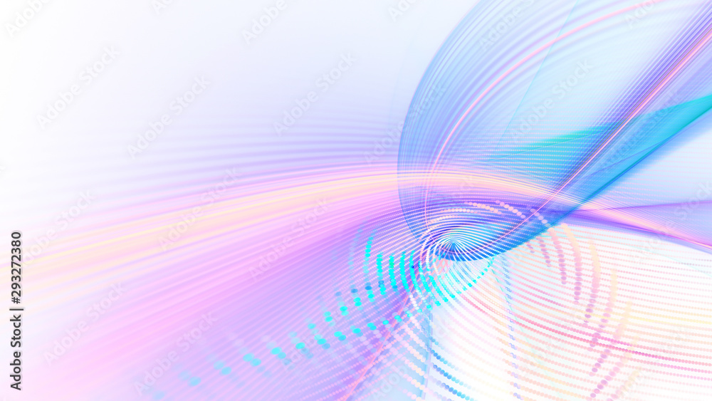Fototapete abstract background element. fractal graphics series. composition of glowing lines and mosaic halfto