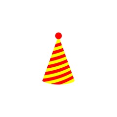 	 party-hat flat, icon, symbol and vector,can be used for web, print and mobile