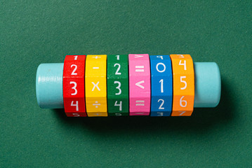 math tool on the green background