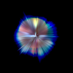 光輝く地球のグラフィック