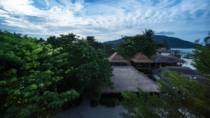 Fototapeta na wymiar Vacation homes in Koh Lipe