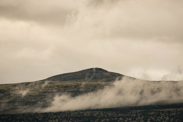 Nebel Berg