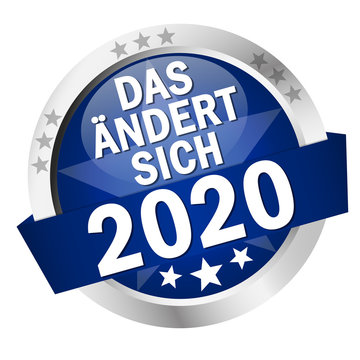 Button with Banner that changes in 2020 (in german)