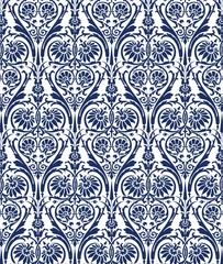 Paisley floral pattern , textile swatch , India