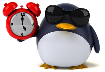 Fun penguin - 3D Illustration