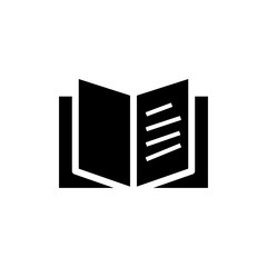 open book icon vector design template