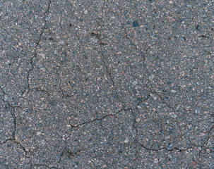 old cracked asphalt texture background