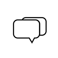 Naklejka premium bubble speech icon vector design template