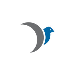 Bird logo design vector template