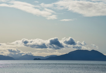 Icy Straight with distant cruise ship