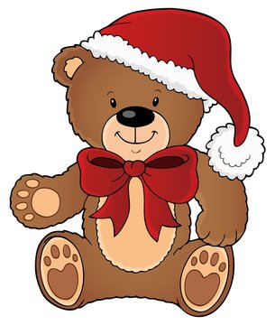 Christmas teddy bear topic image 1