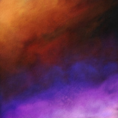 Halloween Watercolor colorful background. Orange and lilac color.