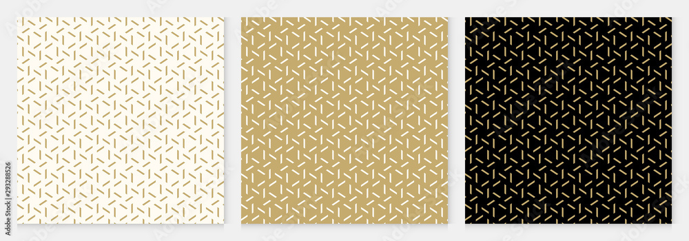 Poster background pattern seamless geometric line abstract gold luxury color vector.