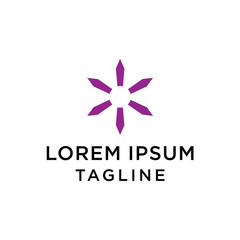 Abstract Elegant Flower Logo Design