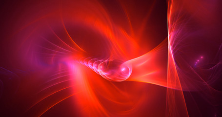 3D rendering abstract fantasy light fractal background