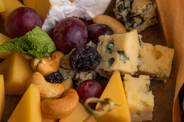 fruit and cheese plate