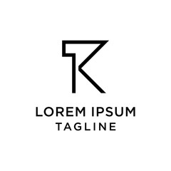 Icon Monogram TK logo design