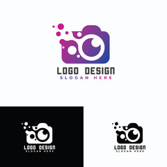 Studio/camera logo design template full vector