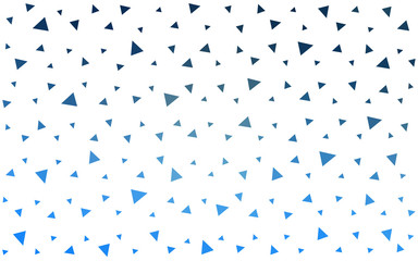 Light BLUE vector  abstract polygonal background. Glitter abstract illustration with an elegant triangles. Brand new design for your business.