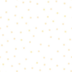 Light Green, Yellow vector seamless template with ice snowflakes. Shining colorful illustration with snow in christmas style. Pattern for design of fabric, wallpapers.