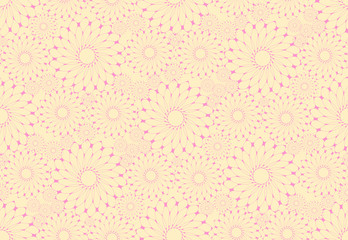 floral lace seamless cream pink