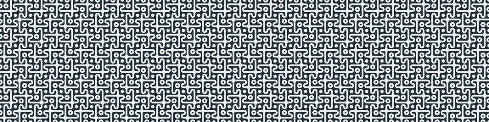 Truchet Motif Pattern Generative Tile Art background illustration