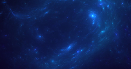 3D rendering abstract space and nebula background