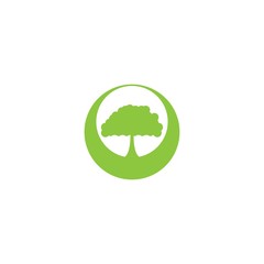 Tree leaf vector logo design