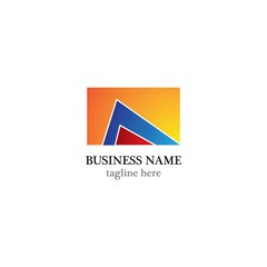 A Letter logo business
