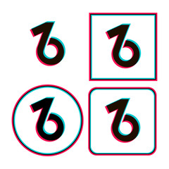 User interface. Mobile App template. Background for mobile connection with icons social media application. Digital marketing and social network concept. Profile photo, name and subscribe buttons