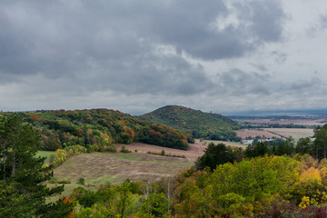 Wanderung rund um die Drei Gleichen im herbstlichen Thüringer Becken - Drei Gleichen/Deutschland