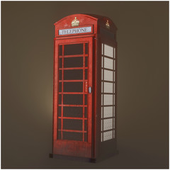red telephone box