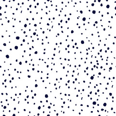 Hand drawn black and white  abstract seamless pattern