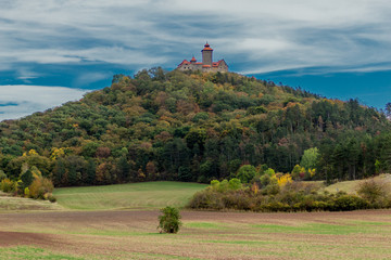 Wanderung rund um die Drei Gleichen im herbstlichen Thüringer Becken - Drei Gleichen/Deutschland