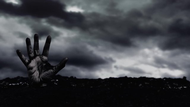 Dawn of the Undead/Zombie Arms emerging from the Grave