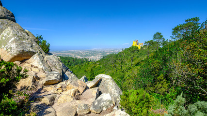 The Palacio Nacional da Pena, Sintra in Portugal