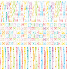 ポップ　カラフル　背景素材　北欧風