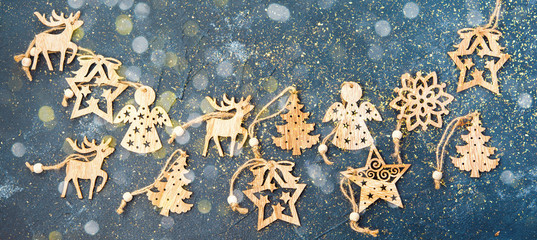 Wooden Christmas decorations