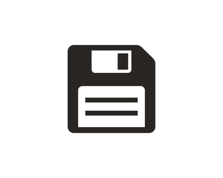 Disket icon symbol vector