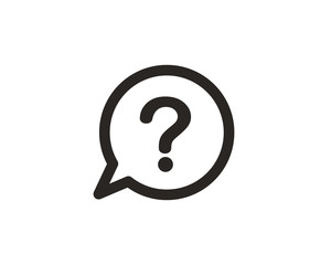 Question mark icon symbol vector