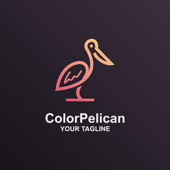 pelican logo awesome design inspiration